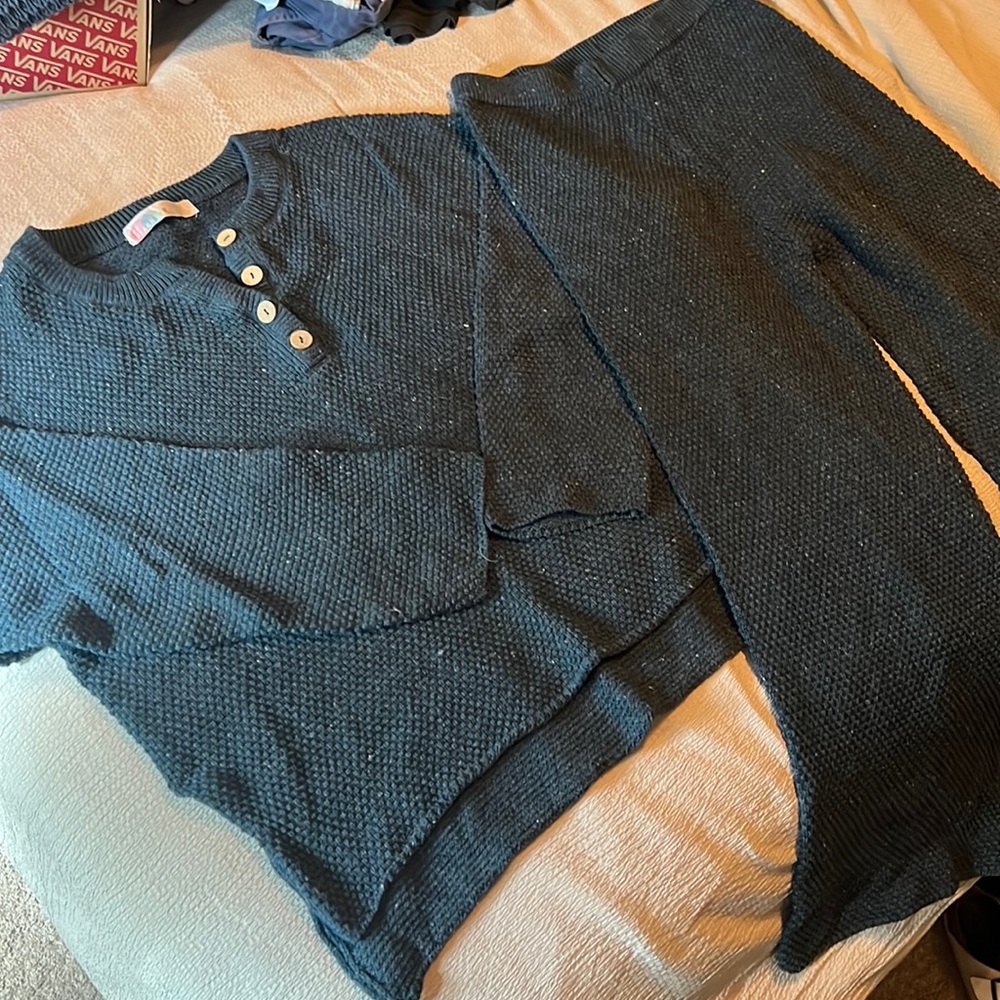 Free People hailey sweater set